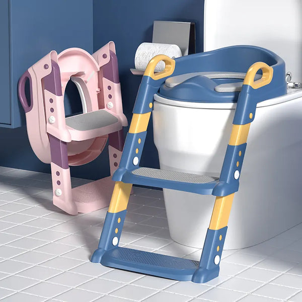Portable Kids’ Toilet Ladder – Sturdy, Adjustable & Space-Saving!