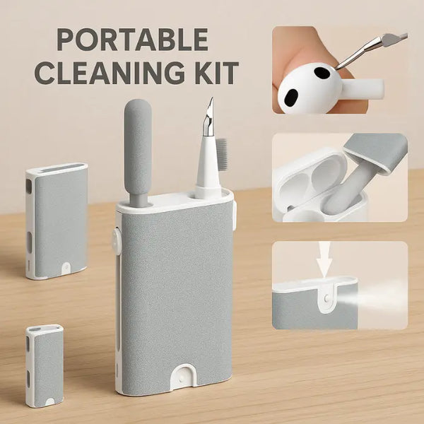 Multifunctional Cleaning Kit for Screens, Keyboards & Air Pods